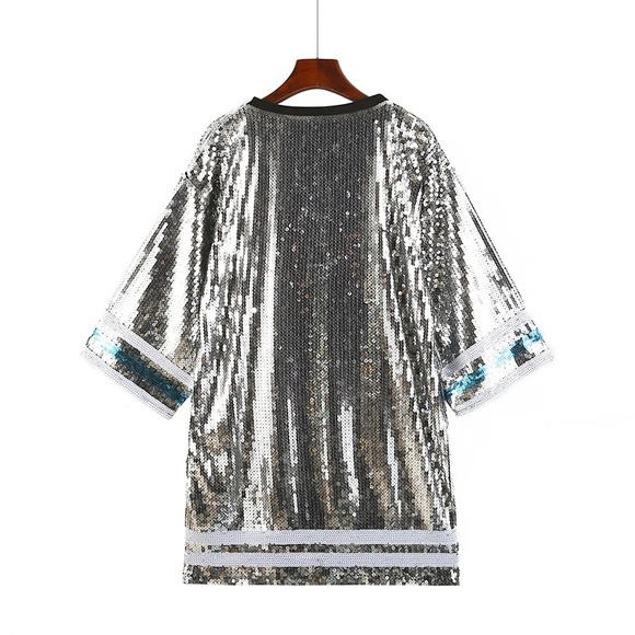Sale‼️Philadelphia Eagles sequin shirt dress - Picture 11 of 11
